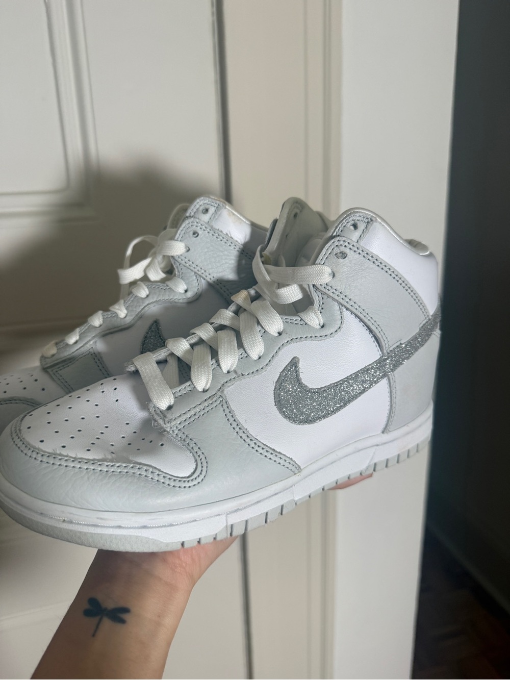 dunk silver glitter
